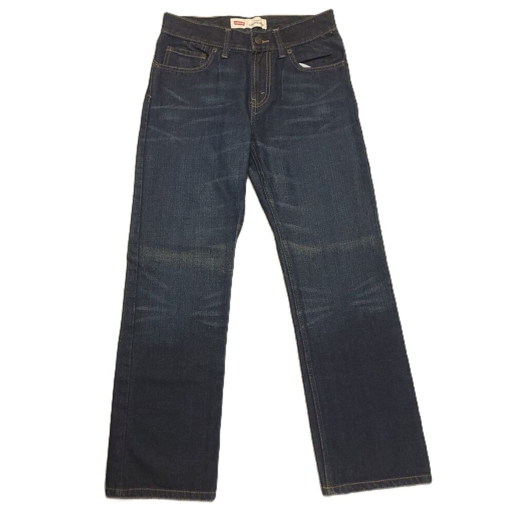 Levi's 514 Slim Straight Jeans Women's 16 Blue Denim Pants